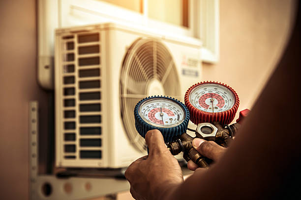 Professional Hvac technician working in High Bridge, NJ